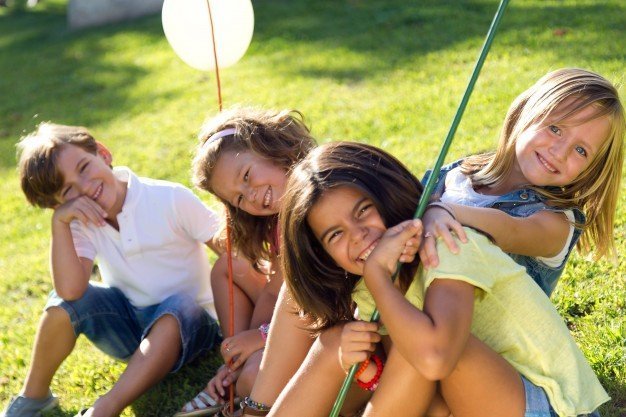 enfants jardin