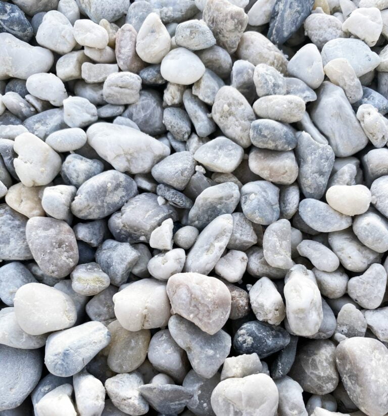 galet bleu