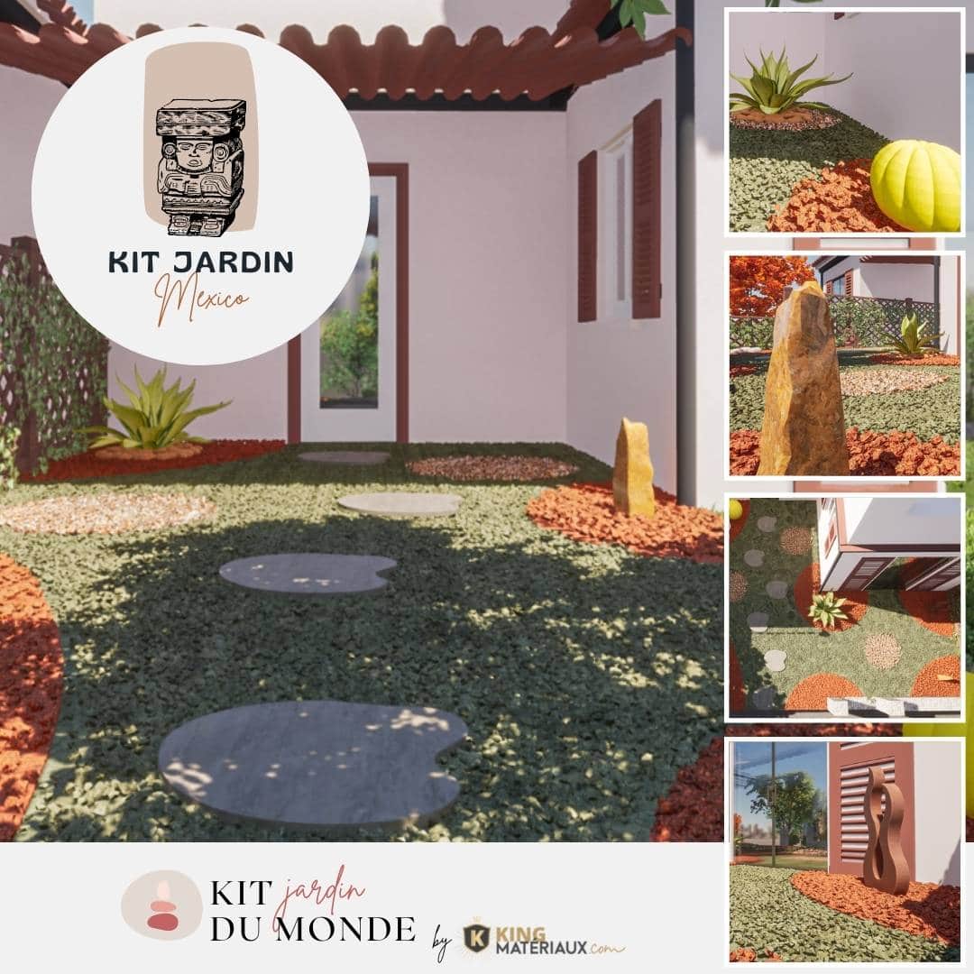 Kit décoration jardin coloré Mexico