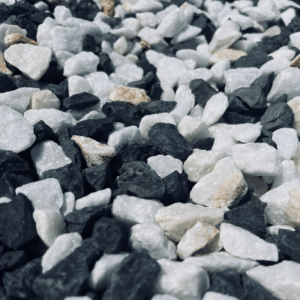 GRAVIER BLANC ET NOIR 12/16mm