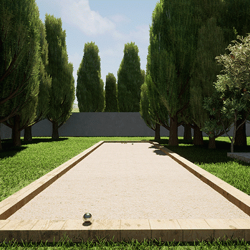 Terrain de pétanque en kit 30m²