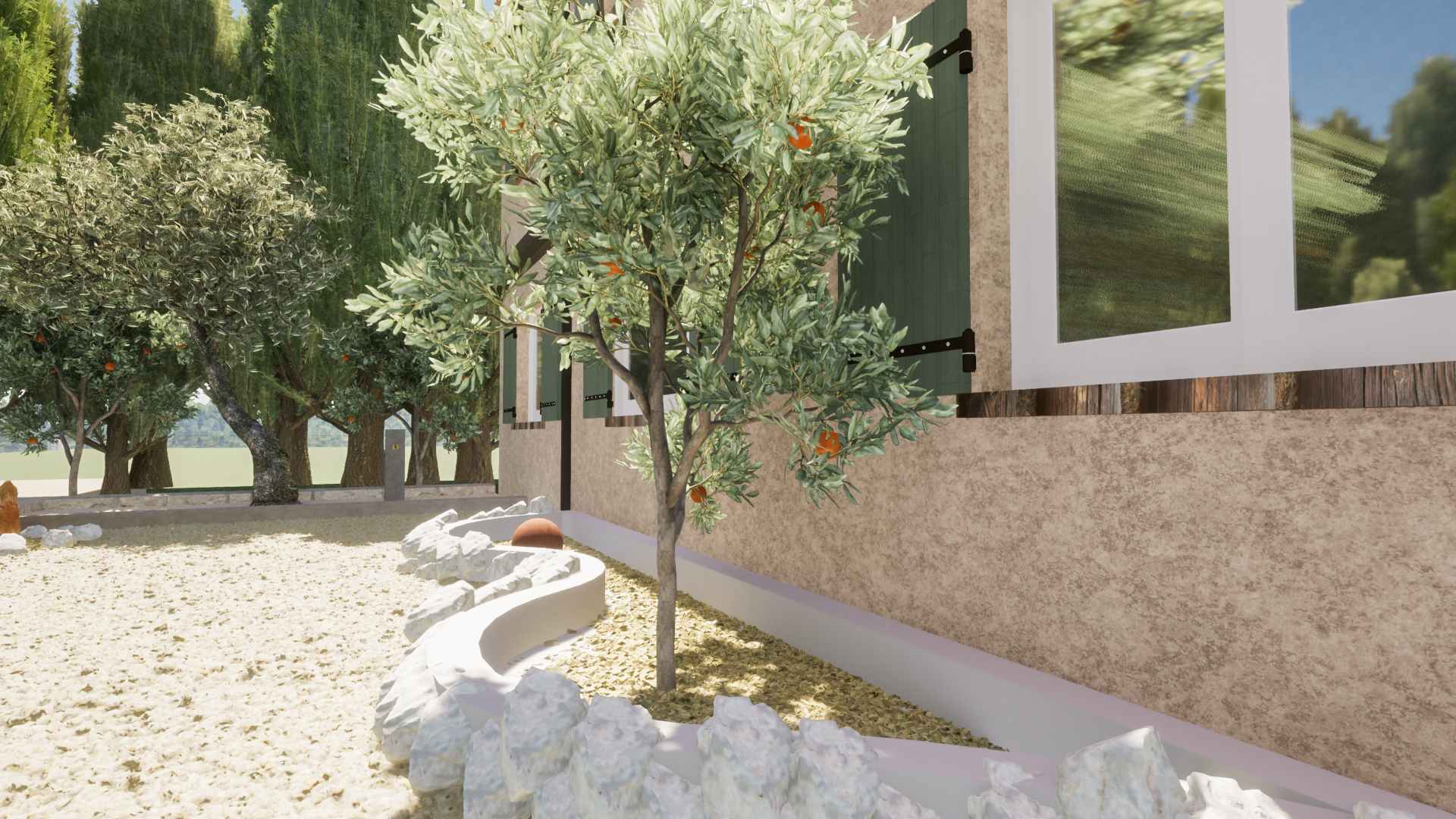 amenager un jardin provencal