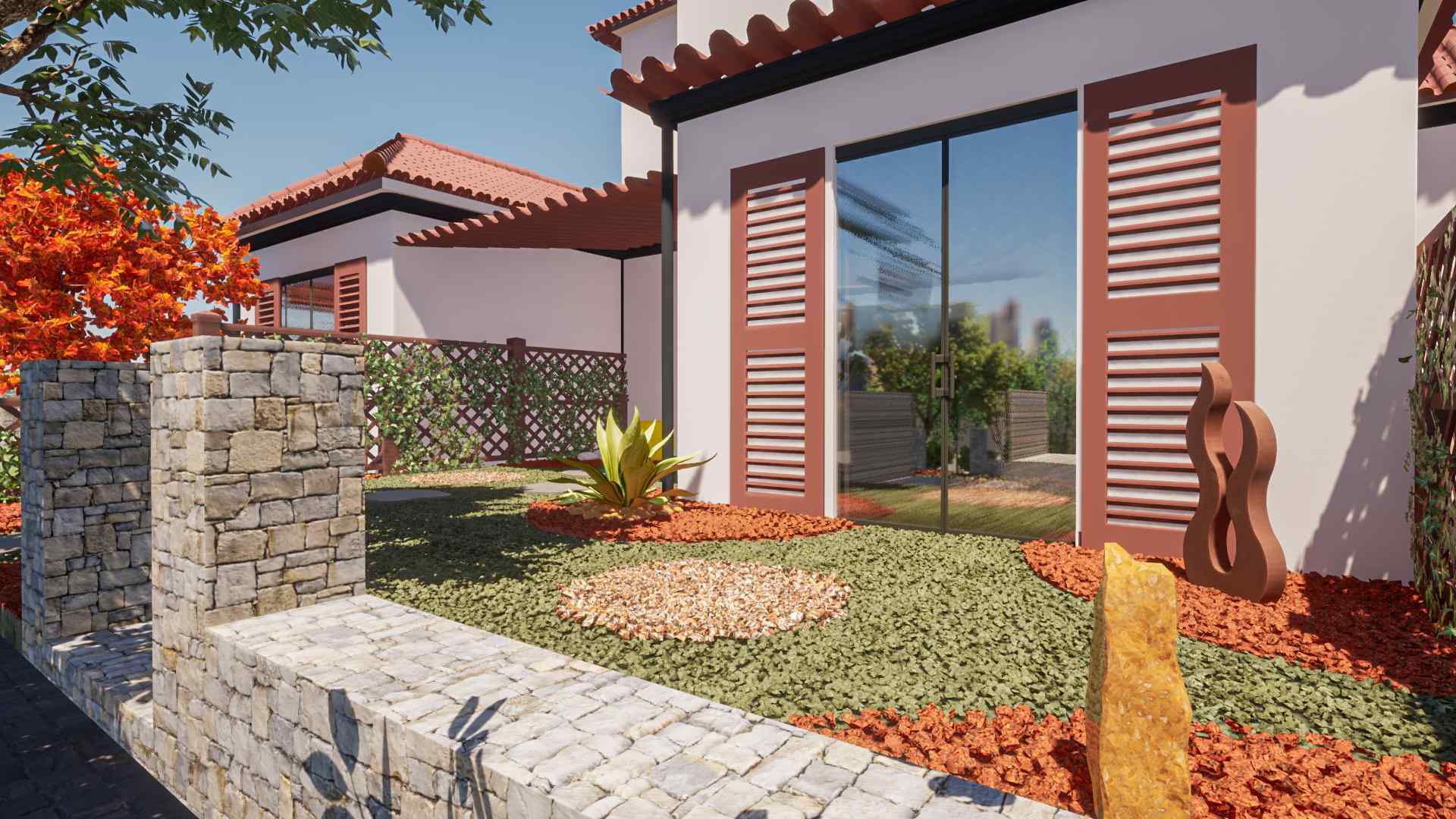 jardin sec moderne