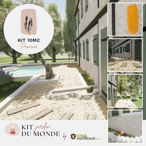jardin provençal facile à poser