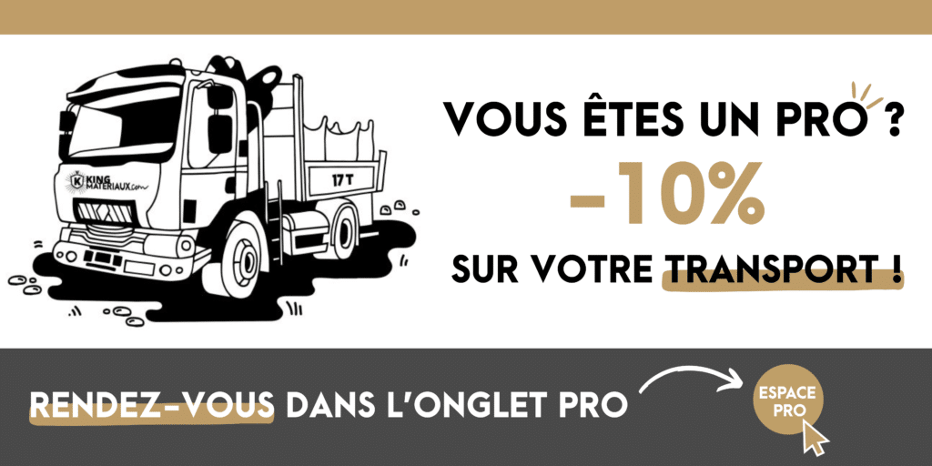 BANNIERE PRO TRANSPORT - King Matériaux